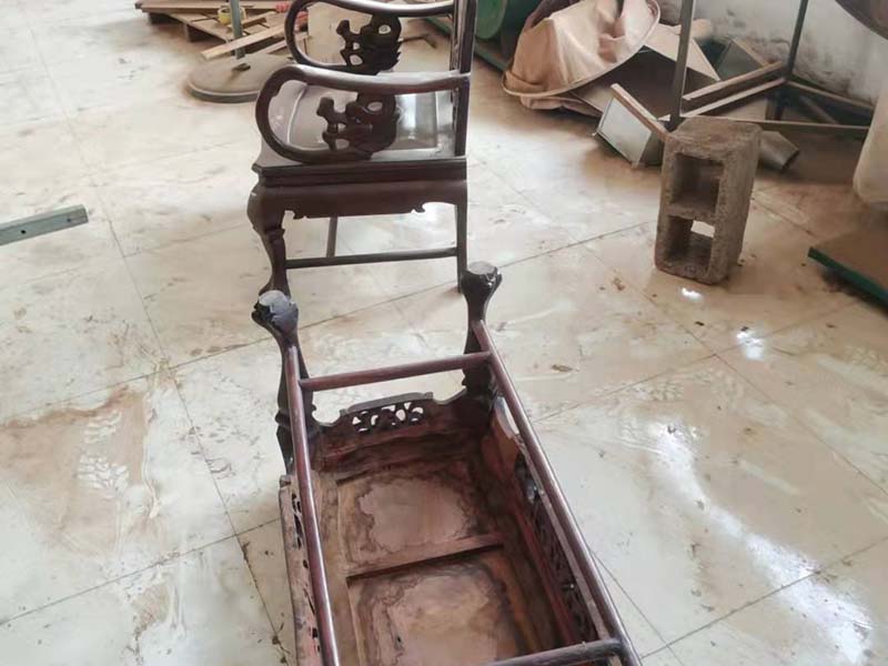 弥勒老旧红木家具保养维修厂