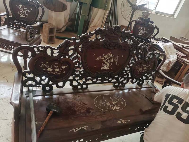 弥勒旧红木家具保养